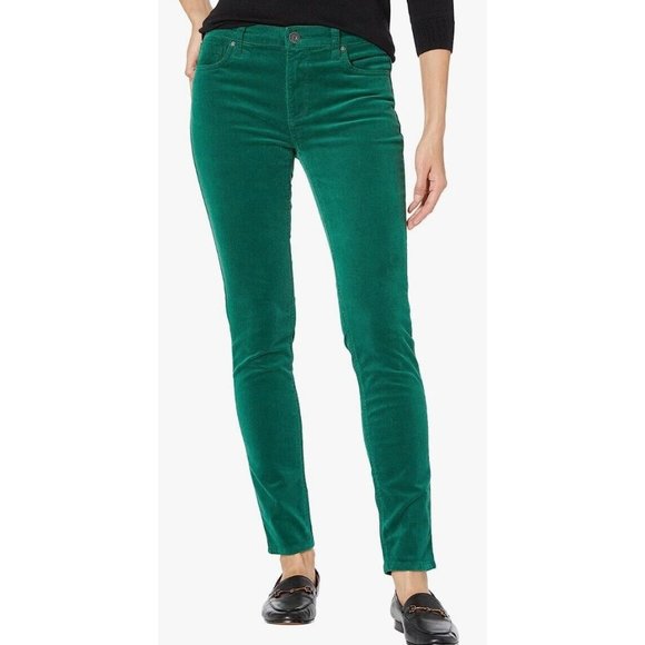 Kut From the Kloth Jeans Women's Size 14 Green Diana Skinny Mid-Rise Denim Nwt - Picture 13 of 13